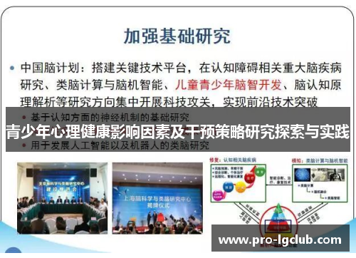 青少年心理健康影响因素及干预策略研究探索与实践 青少年心理健康影响因素及干预策略研究探索与实践